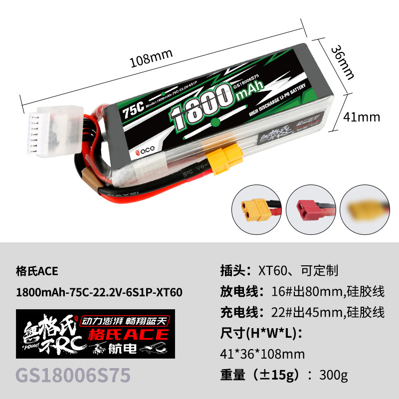 2 batteries Lipo Gens ACE 22.2 - Drone Rc Leading avis et prix